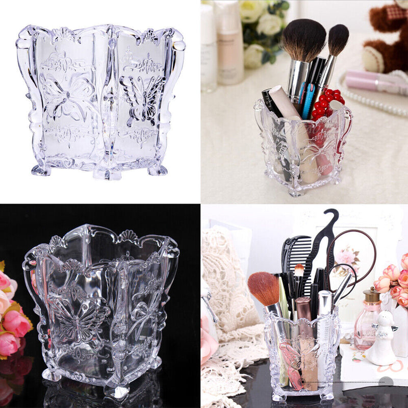 Makeup Cosmetic Storage Box Case Holder Organizer Acrylic(Transparent)