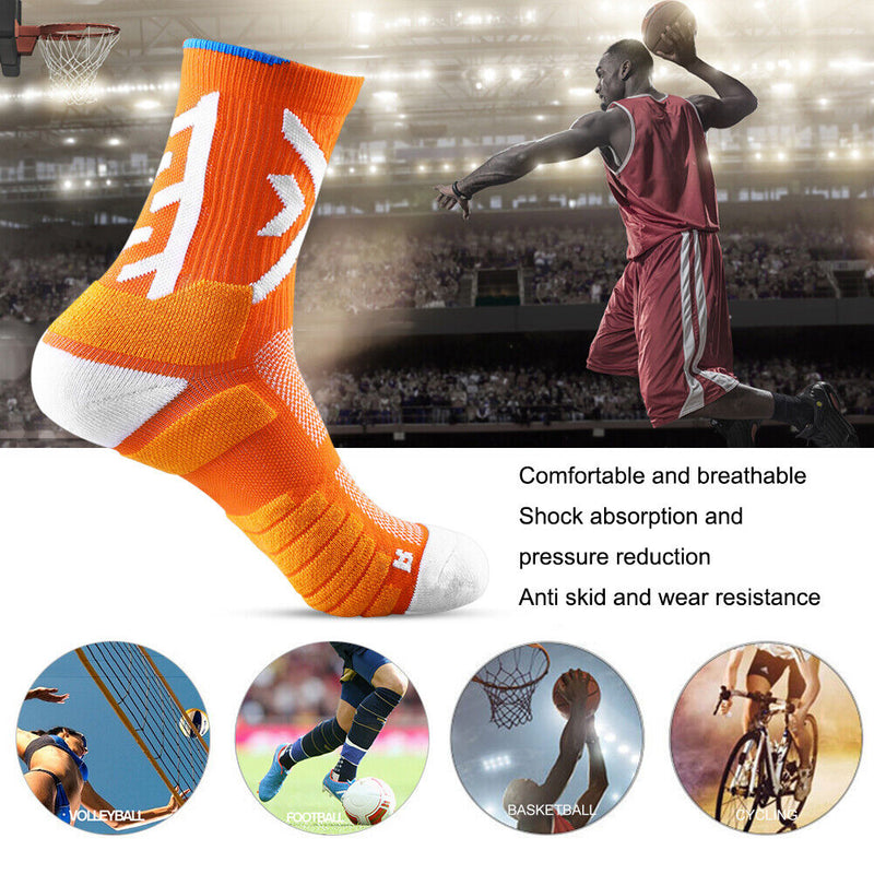 Anti Slip Compression Football Socks Sports Baseball Rugby Soccer Socks for M
