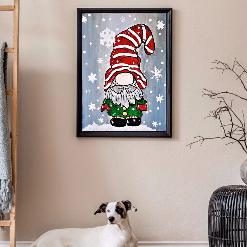Gnome Oil Paint By Numbers Hand Painted Wall Art Craft Home Decoration No Frame