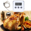 Electronic Thermometer Timer Food Meat Temperature Meter Gauge with Probe