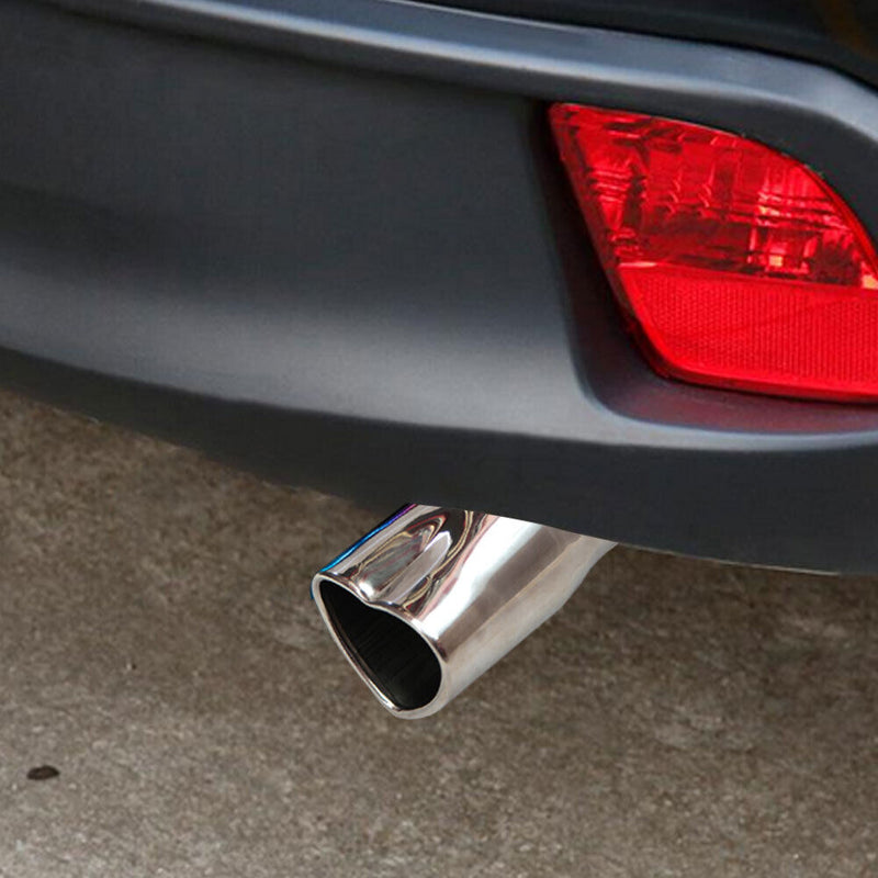 Car Exhaust Tip Bolt-on Heart Edge Stainless Steel Tailpipe Tip 2.5 inch In