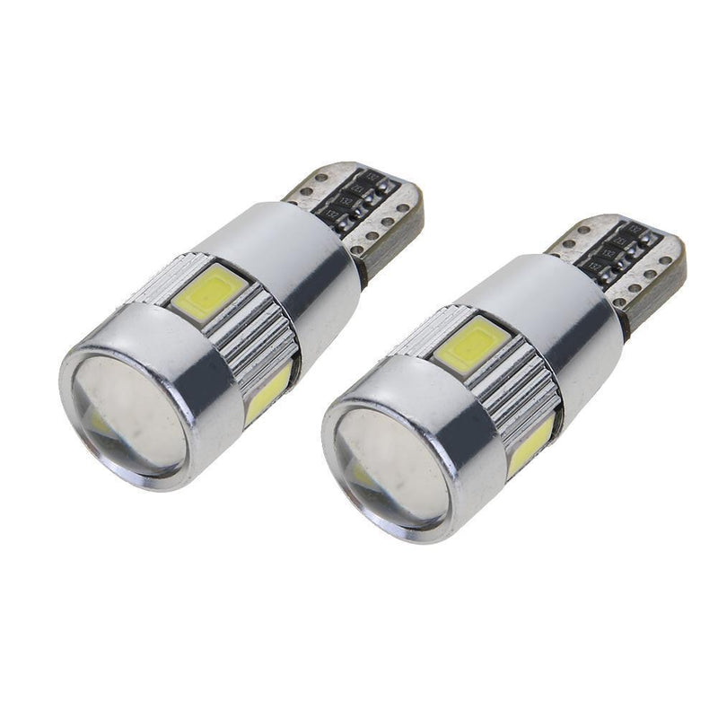 VODOOL 2ST T10 W5W 5630 6SMD Car Wide Bulbs Dash Board LEDs for Universa