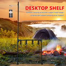 Camping Desktop Storage Racks BBQ Picnic Hanging Table Shelf Lamp Stand (C)