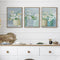 3 Panels Vase Oil Paint By Numbers Kits Canvas Picture Wall Art DIY Craft