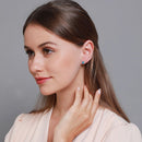 1 Pair Antlers Shape Alloy Sweet Ear Stud Ear Accessory Pendant for Xmas Gift