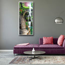 Landscape Full Round Drill Mosaic DIY Wall Art Picture of Rhinestone Decoration