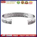 Inspirational Texts Bracelet Cuff Bangles Open Adjustable Bangle for Men Wo