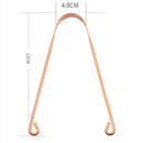 Dental Cleaning Stainless Steel Oral Hygiene Copper Tongue Scraper  Cleaner