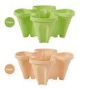 Vertical Planter, Gardening Nursery Pots for Strawberry Planting (Beige)