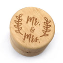 Ring Box for Earrings Necklace Jewelry Display Gift Box Holder with Linen