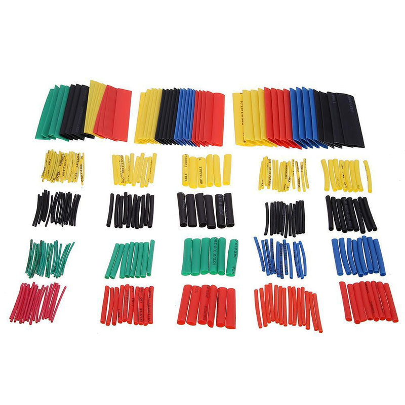 328pcs/Set 5 Farben 8 Größen Isolierung sortierten 2:1 Heat Shrink Komforthülle