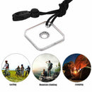 Practical Outdoor Emergency Survival Reflective Signal Mirror Whistle F9X6 H9Y8