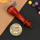 25mm Christmas Wax Seal Stamp Cartoon Head DIY Retro Sealing Decor (SD040) Newly