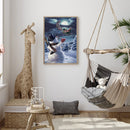 5D DIY Diamond Painting Snowman Full Drill Rhinestone Mosaic Art Picture Decor