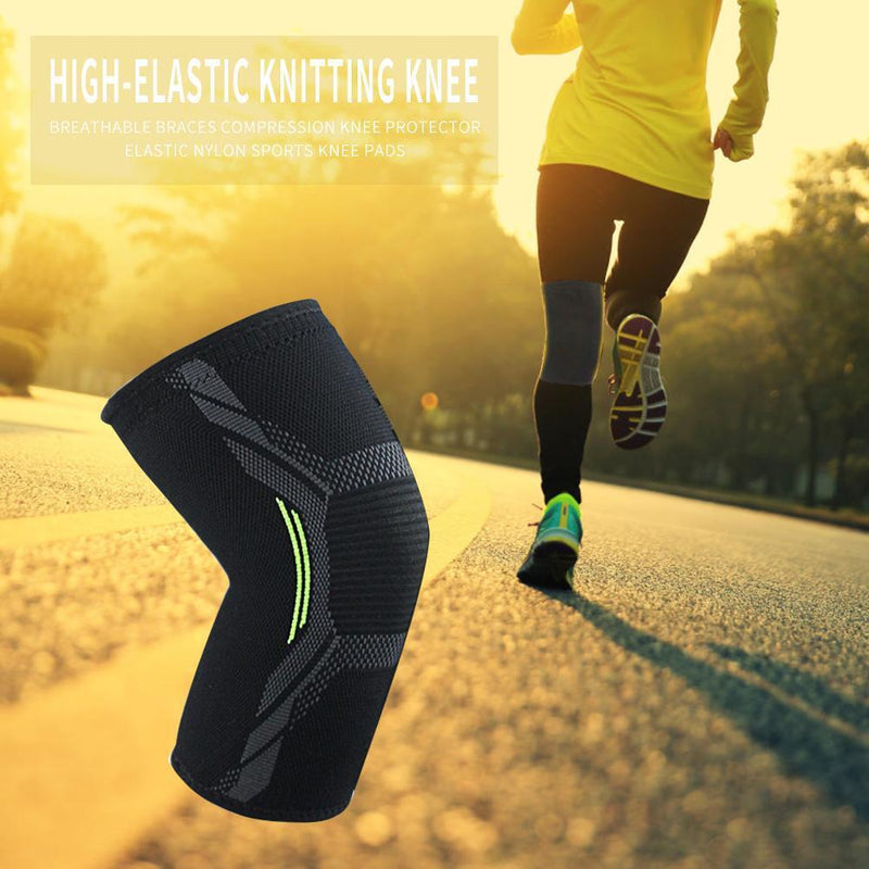Knitting Breathable Sports Knee Pads Running Fitness Cycling Knee Protector