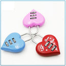 Number Password Lock Color Padlock Window Door Heart Shape Combination Padlock