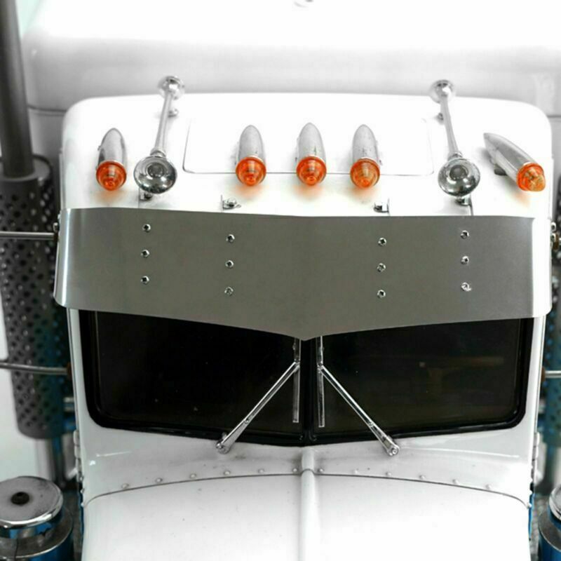 1/14 Metal Sun Visor Plate for Lesu TAMIYA RC KING HAULER Tractor Truck DIY Car