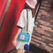 Fashion Women Mini Shoulder Bag Canvas Cartoon Robot Crossbody Bags Purse