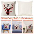 Christmas Pillow Covers 18x18inch Winter Holiday Decorations Throw Cushion Case