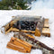 BBQ Grilling Net Fire Cooking Stainless Steel Camping Grill Grate Firewood