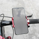 Aluminium MTB Bicycle Bike Phone Holder Handlebar Cycling Bracket (Red)