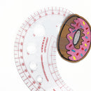 Plastic Transparent Tailor French Curve Sewing Ruler Comma Shaped Rulers Newly