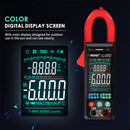 Professional Portable Digital Multimeter Clamp DMM Measuring Meter (Red) Newly