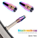 2pcs Bicycle Tire Valve Cap MTB Road Bike Presta Valve Tyre Wheel Stem Cove
