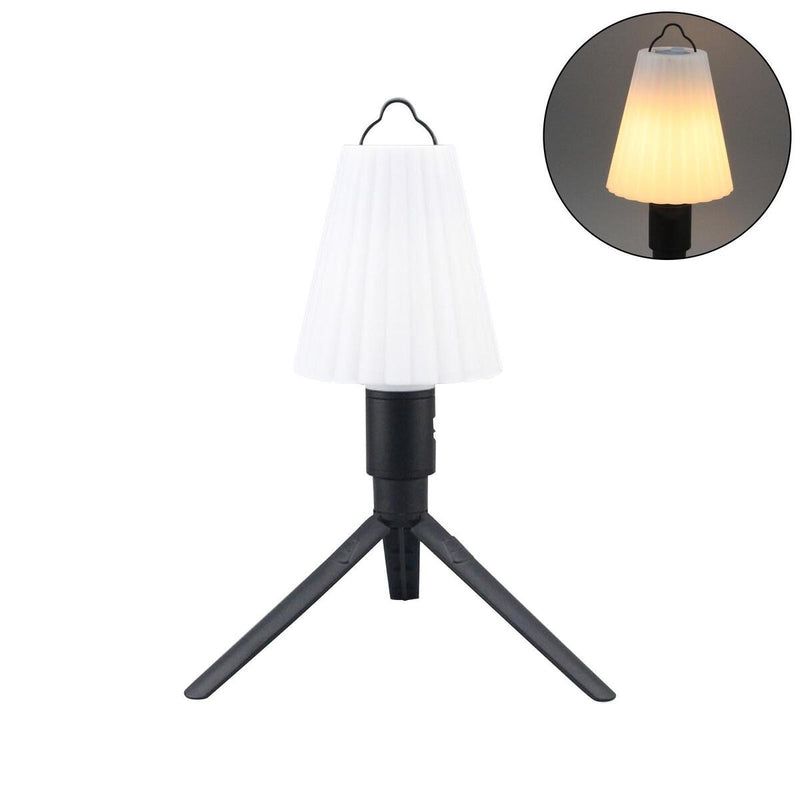 Outdoor Lantern Tripod Stand Bracket Camping LED Lampshade Lamp!