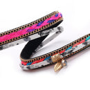 Winding Weaved Jewelry Bracelet Alloy Women Crystal Wristband(White)