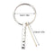 Gift Friendship Keychain Through Thick and Thin Keychain Inspirational Keychain