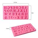 Decorating Bakeware Mould Alphabet Silicone Mold Capital Letter Cake Fondant