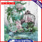Succulent Partial Oil Paint By Numbers DIY Handpainted on Canvas Wall Picture