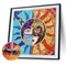 5D DIY Masked Sunflower Girl Partial Special Shaped Drill Diamond Painting