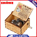 A Letter to My Daughter Hand-Cranked Wooden Music Box Melody Musical Gifts