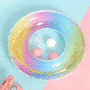 Inflatable Swimming Sequins Rings Float Water Pool Party Swim Circle (70) Newly