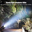 Powerful LED Flashlight 3 Mode Portable Torch USB Rechargeable Waterproof Light