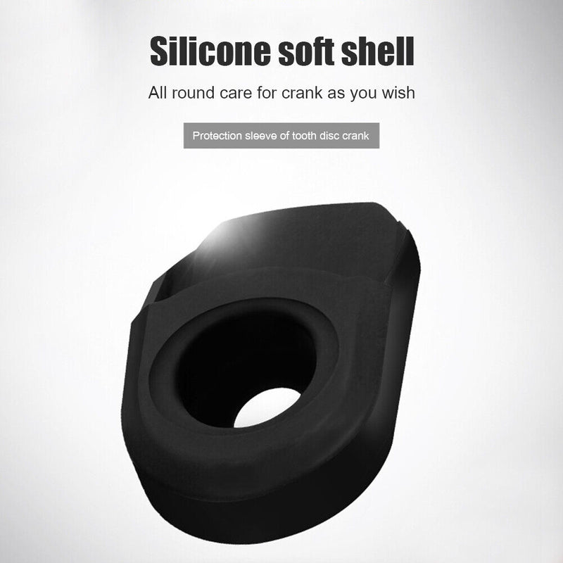 2pcs Bike Crank Cover Protector Silica Gel MTB Bicycle Crankset Protective Ca