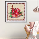 5D DIY Red Cup Full Round Drill Diamond Painting Kit Handicraft Artwork