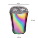 Colorful Transparent Silicone Seal Stamp with Cover DIY Nail Art Tools (01)