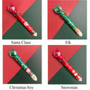 Elementary School Ten Color Pen Christmas Ballpoint Pen Stationery Santa Claus