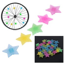 1 Bag Colorful Bike Cycle Wheel Spoke Beads Children Bicycle Decor(Star) Newly