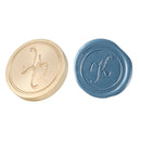 Wax Seal Stamp, Roman Alphabet Sealing Wax Brass Heads 30mm for Wedding (K)
