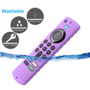 Remote Control Protector Case w/ Lanyard for Fire TV Stick 3rd Gen (Purple)