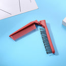 Folding Hair Comb Anti Static Plastic Foldable Beard Pocket Brush (Red) Newly