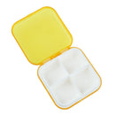 Matefielduk Mini Tablet Box, for Four Grid Inserts, Portable, for Jewelry and