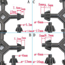 Drilling Combination 4 Way Drill Press Hand Tool Drill Chucks Chuck Key