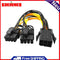 6Pin to Dual 8Pin(6+2) Video Card GPU Power Supply Cable Computer Miner Extender