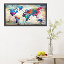 Cross Stitch Kits DIY Map 11CT Printed Embroidery 40x85cm (SZX112)