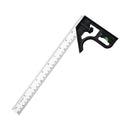 Stainless Steel Combination Square Right Angle Ruler Adjustable Measuring Tools